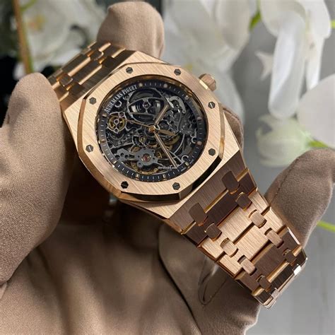 audemars piguet royal oak automatic rose gold|rose gold ap watch price.